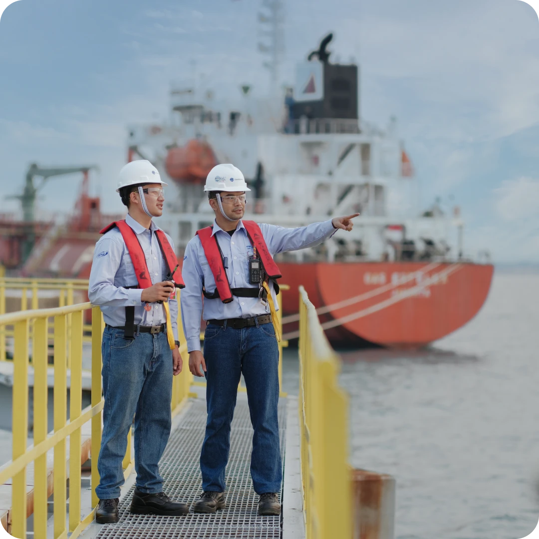 Menyediakan solusi pengiriman dan logistik yang efisien, andal, dan berkelanjutan untuk mendukung ketahanan rantai pasok.